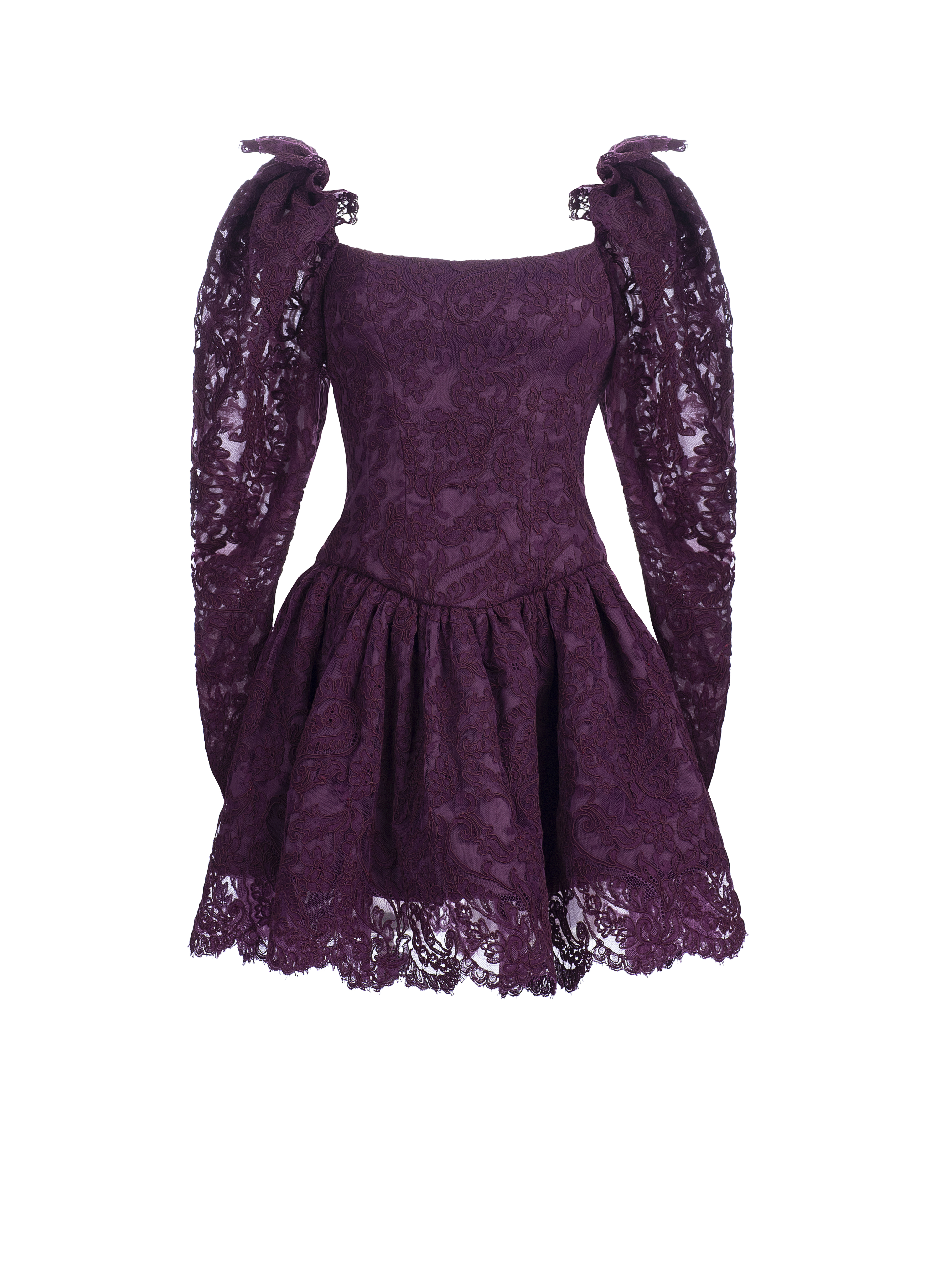 Фиолетовое платье — для создания красивых и вечерних нарядов