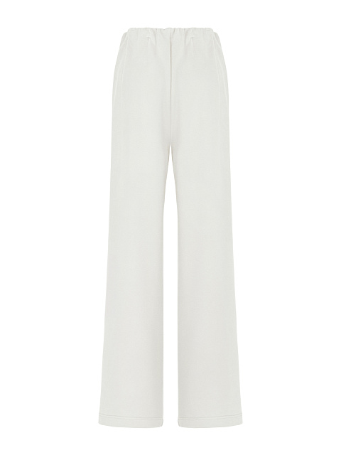 Молочные спортивные брюки из футера, 2