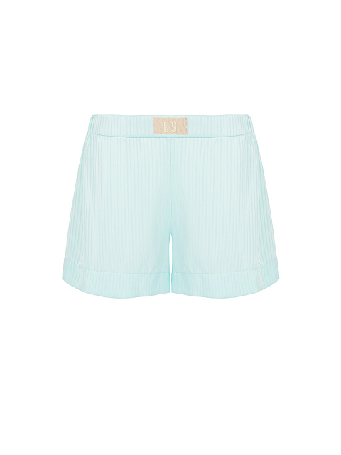 Мятный шифоновый комплект из накидки и шорт, 4