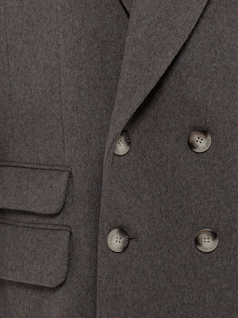 Серое пальто из меланжевого кашемира, 3 Серое пальто из меланжевого кашемира, 3