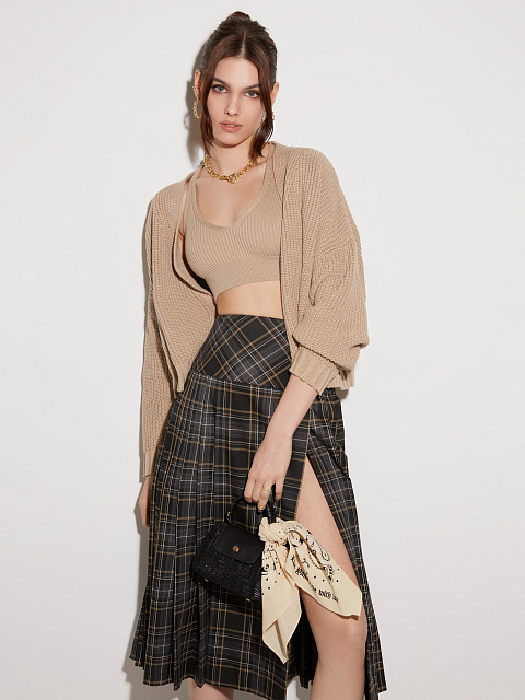 Бежевая хлопковая бандана с узором пэйсли, 3