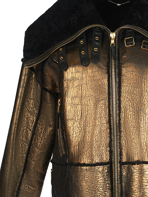 Бронзовая куртка из овчины, 3