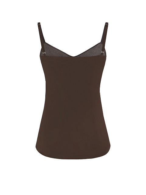 Коричневый шелковый топ, 2 Коричневый шелковый топ, 2