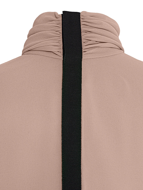 Персиковая блуза-боди с кружевом, 7 Персиковая блуза-боди с кружевом, 7