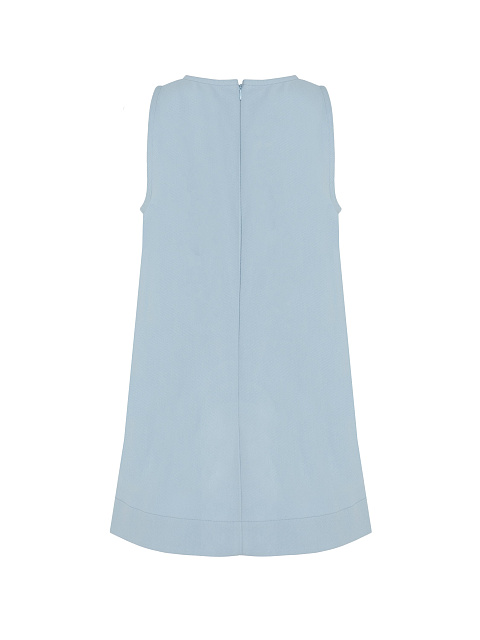 Голубое платье-мини из денима, 2