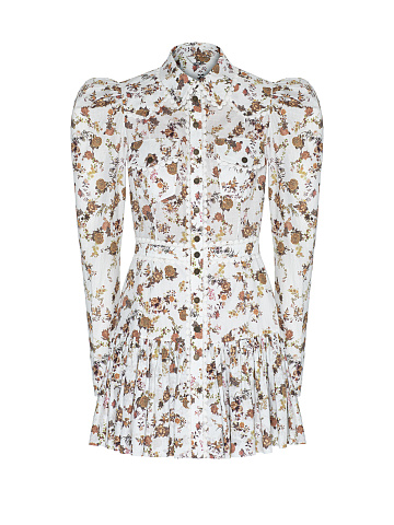 Платье-мини из хлопка, 1