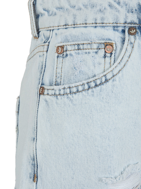 Расклешенные голубые джинсы из хлопка, 4 Расклешенные голубые джинсы из хлопка, 4