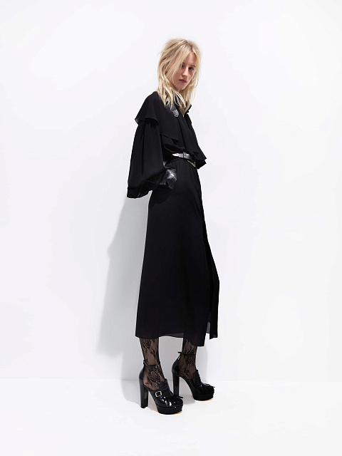 Черное платье-миди, 4