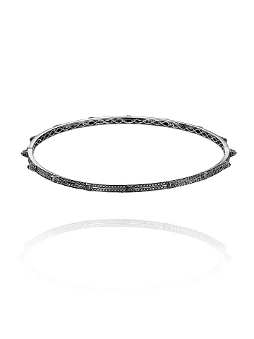 Колье-чокер из черненого золота с бриллиантами, 1 Колье-чокер из черненого золота с бриллиантами, 1