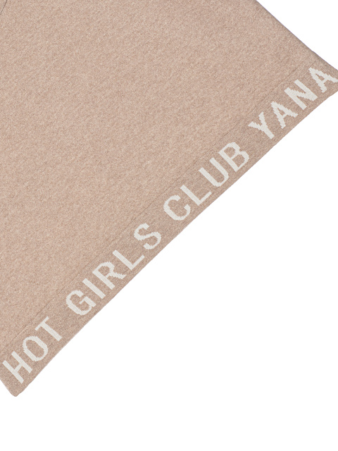 Бежевый костюм из кашемира Hot Girls Club, 5