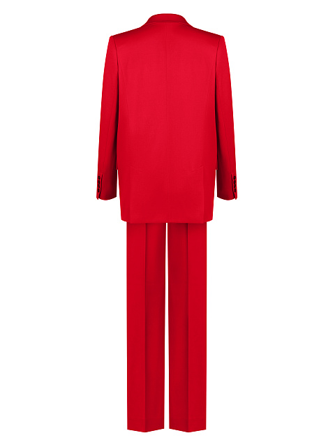 Красный костюм-тройка с корсетом, 3 Красный костюм-тройка с корсетом, 3