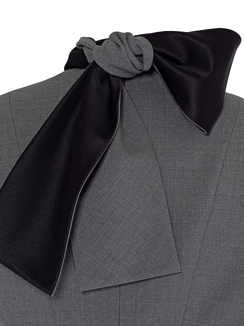 Серое платье-мини, 4