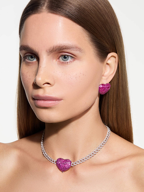 Колье из белого золота с рубинами, 2 Колье из белого золота с рубинами, 2