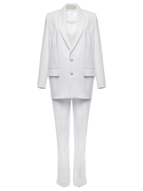 Белый костюм-двойка из вискозы, 1