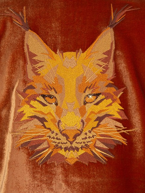 Терракотовый костюм-тройка с вышивкой, 6 Терракотовый костюм-тройка с вышивкой, 6