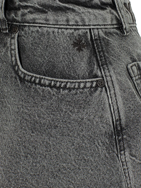 Серые шорты из денима, 4