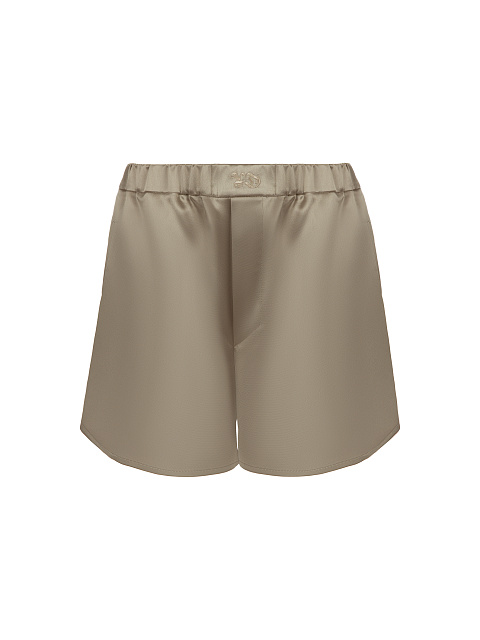 Бежевый домашний костюм из шелка, 3 Бежевый домашний костюм из шелка, 3