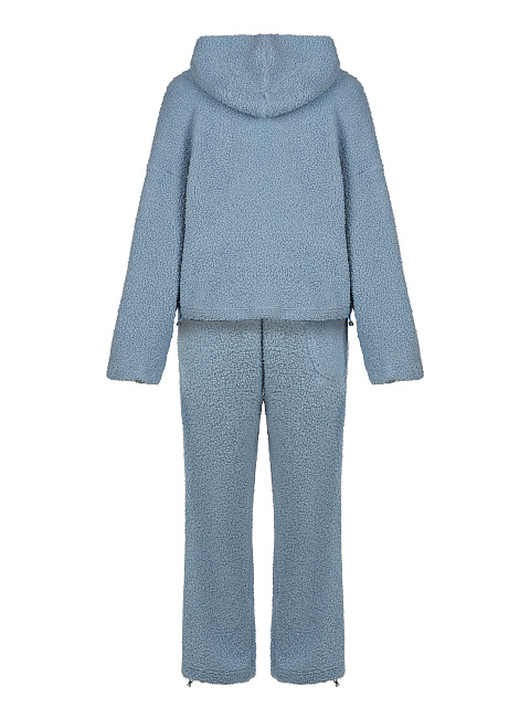 Голубой спортивный костюм из ткани букле, 2