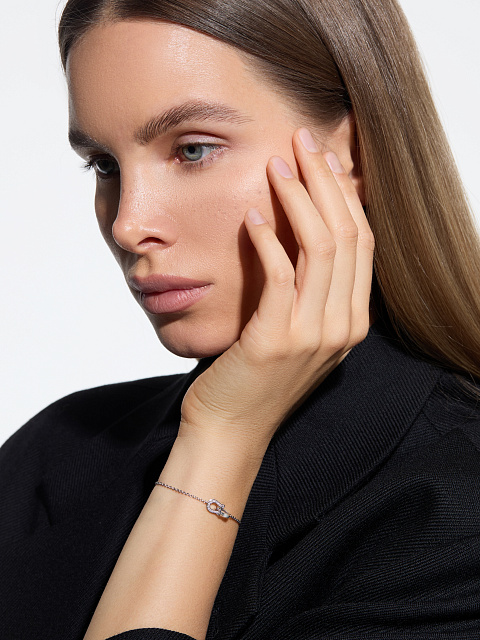 Браслет с подковой из белого золота с бриллиантами, 2