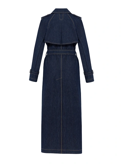 Синий тренч из денима, 2 Синий тренч из денима, 2