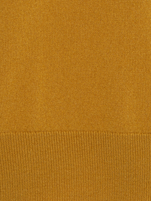 Мужской желтый кашемировый свитер с высоким горлом, 3