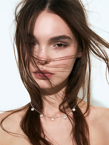 Колье из серебра с жемчугом, 2