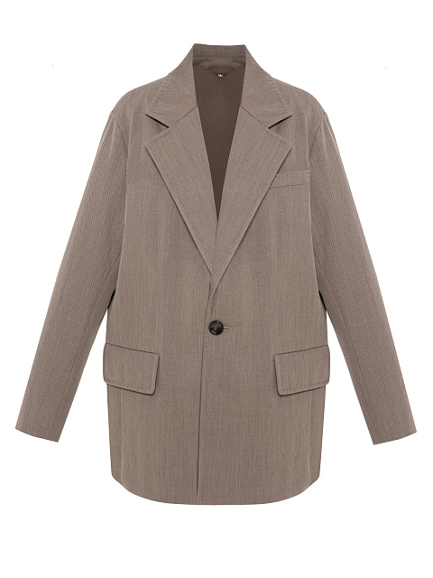 Коричневый шерстяной жакет, 1