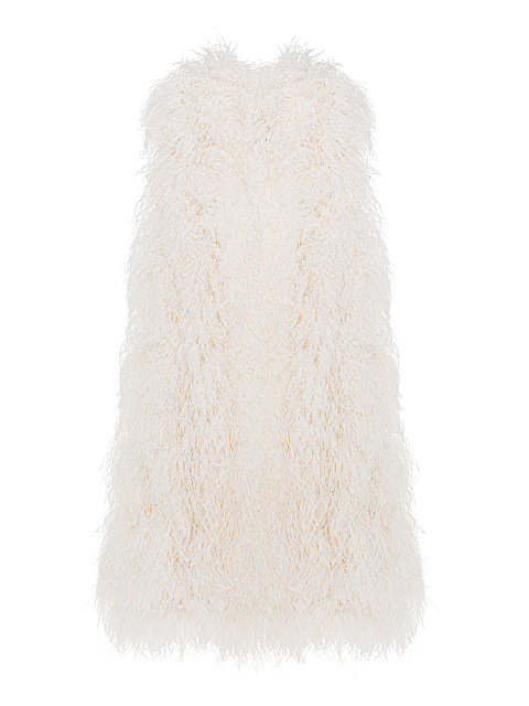 Белый кейп из перьев, 2 Белый кейп из перьев, 2