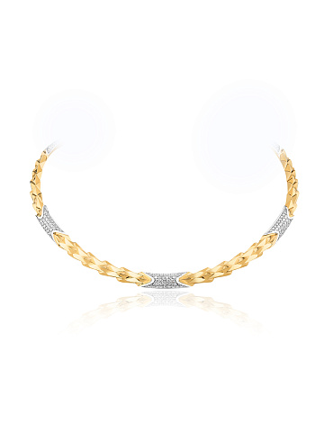 Колье «Dragon» из желтого золота с бриллиантами LG, 1