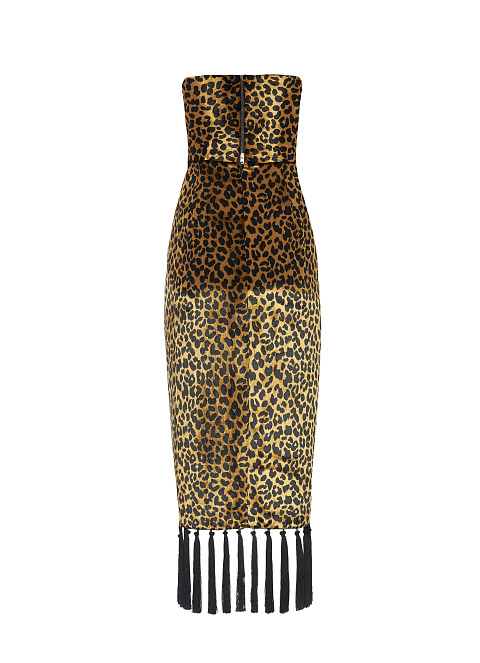 Бархатное платье с открытыми плечами, 2