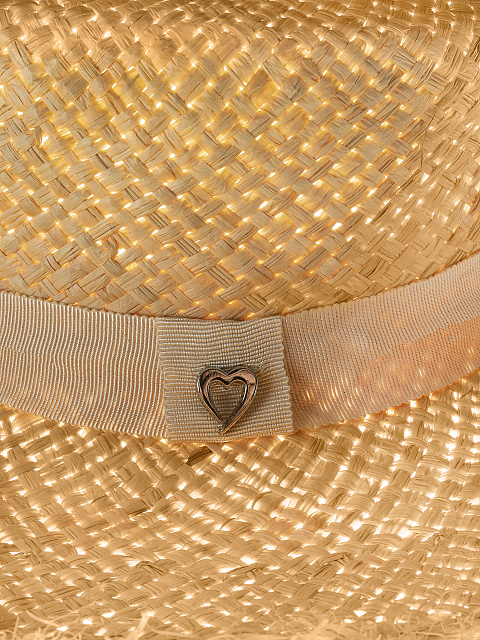 Соломенная шляпа с лентой и пряжкой, 7