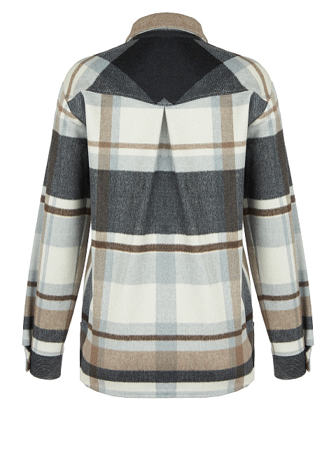 Серая рубашка из плотной шерсти в клетку, 2 Серая рубашка из плотной шерсти в клетку, 2