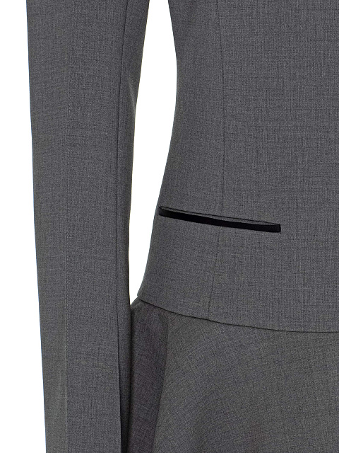 Серое платье-мини, 3