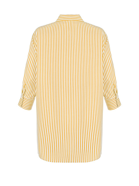 Желтый хлопковый сет из бра и рубашки, 4