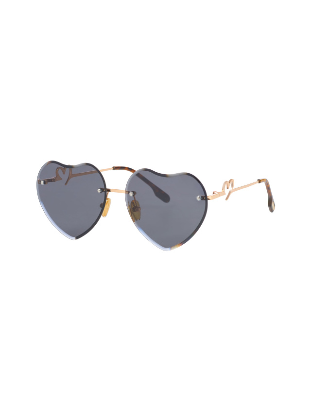 Солнцезащитные очки с серыми линзами в форме сердец, 1