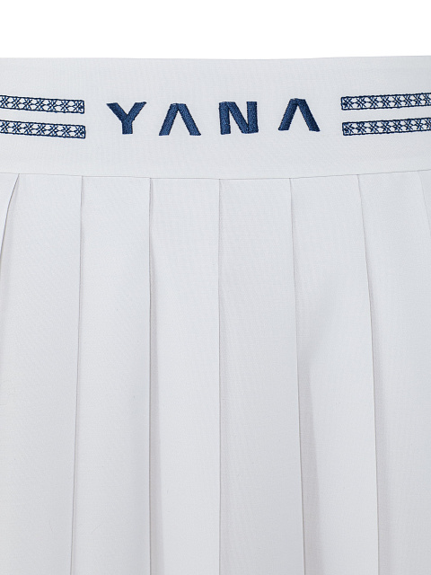 Белый комплект из юбки-миди и укороченной рубашки, 7