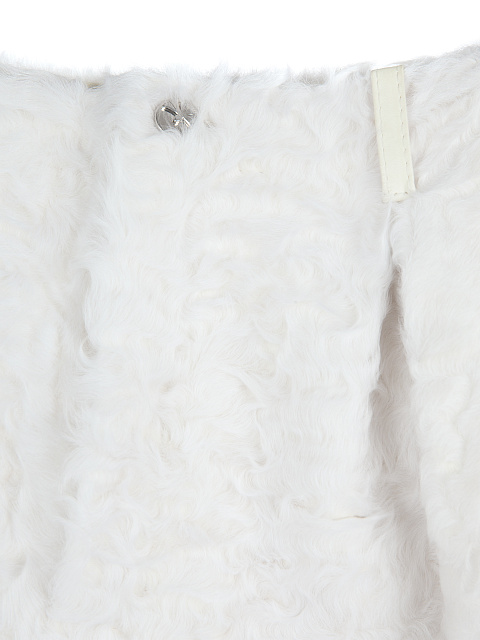 Белые шорты из меха козлика, 4