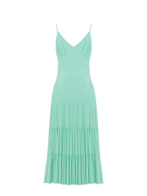 Мятный комплект из сарафана и рубашки, 4