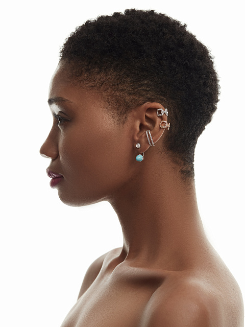 Кафф из белого золота и бриллиантов, 3