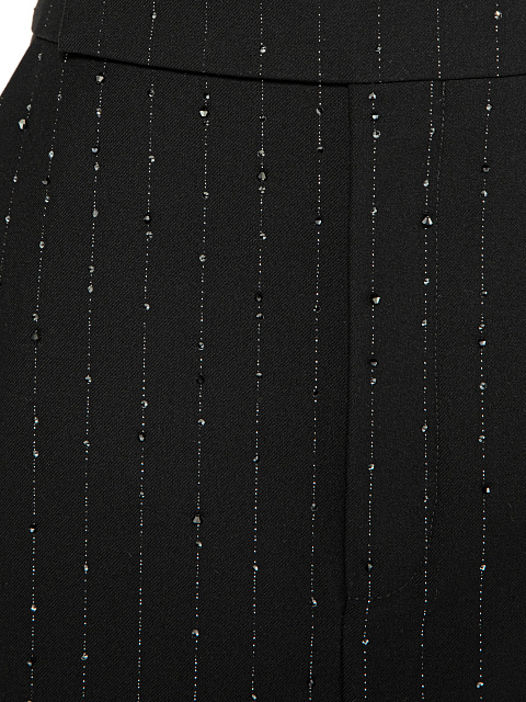 Черная юбка со стразами, 6