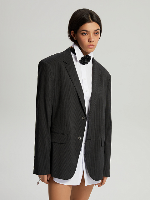 Черное колье-чокер из эко-кожи, 3 Черное колье-чокер из эко-кожи, 3