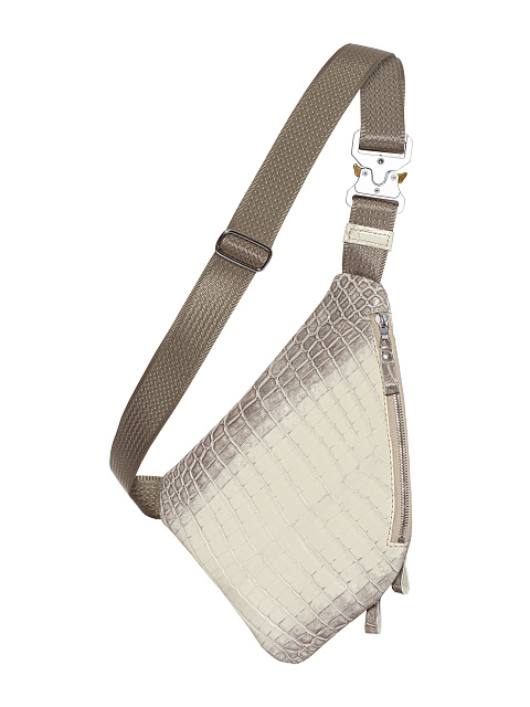 Мужская сумка из кожи гималайского крокодила, 2