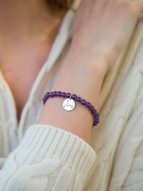 Браслет из аметиста и серебра, 2