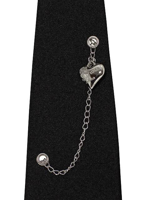 Черный галстук с цепью, 3