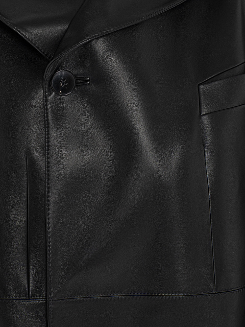 Кожаный жакет с капюшоном, 6