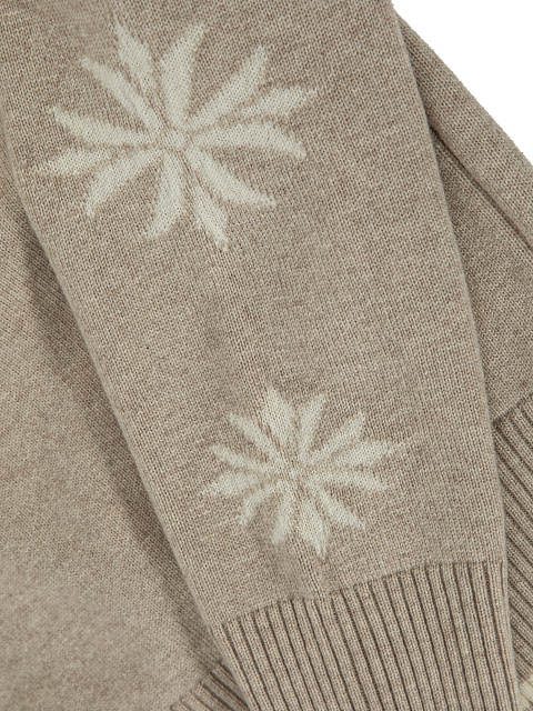 Бежевый свитер из шерсти , 3