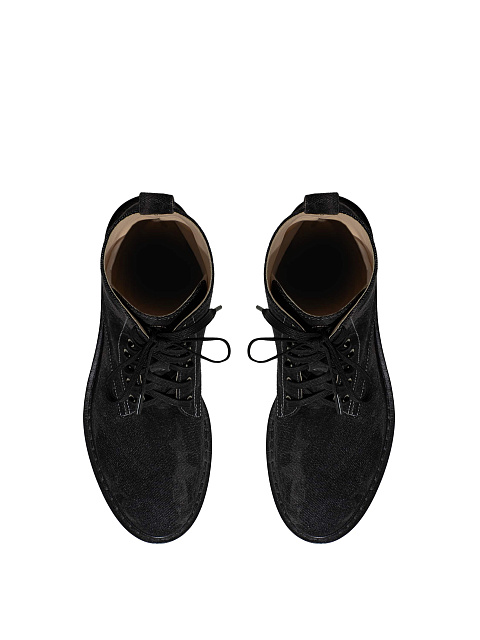 Темно-серые ботинки из денима, 4