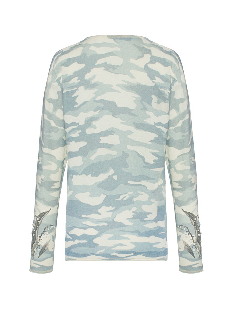 Кашемировый пуловер с вышивкой, 2