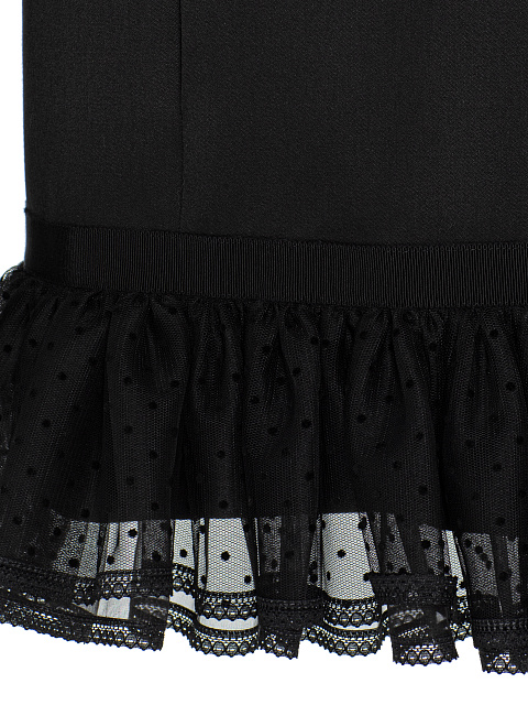 Черное платье-мини с кружевом, 4 Черное платье-мини с кружевом, 4