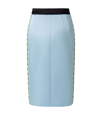 Двухцветная юбка-миди, 2